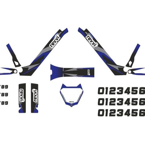 Revvi Graphics Kit - Blue - 18